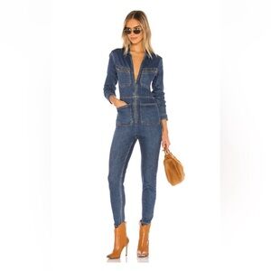Free People Lennox Denjm Jumpsuit